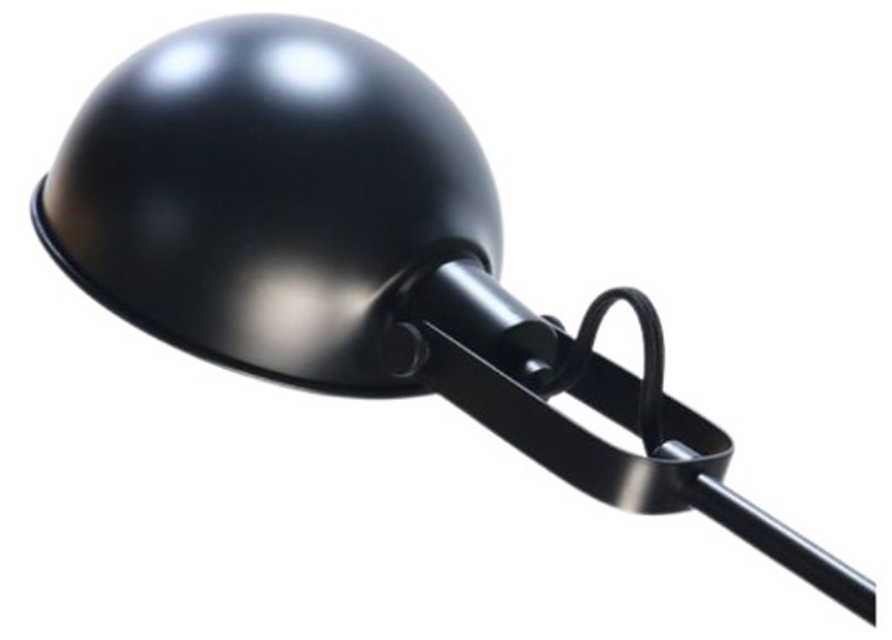 Image 5 Fangio Lighting 1739BLK 55 5/8-73" Metal Floor Lamp in Matte Black more views