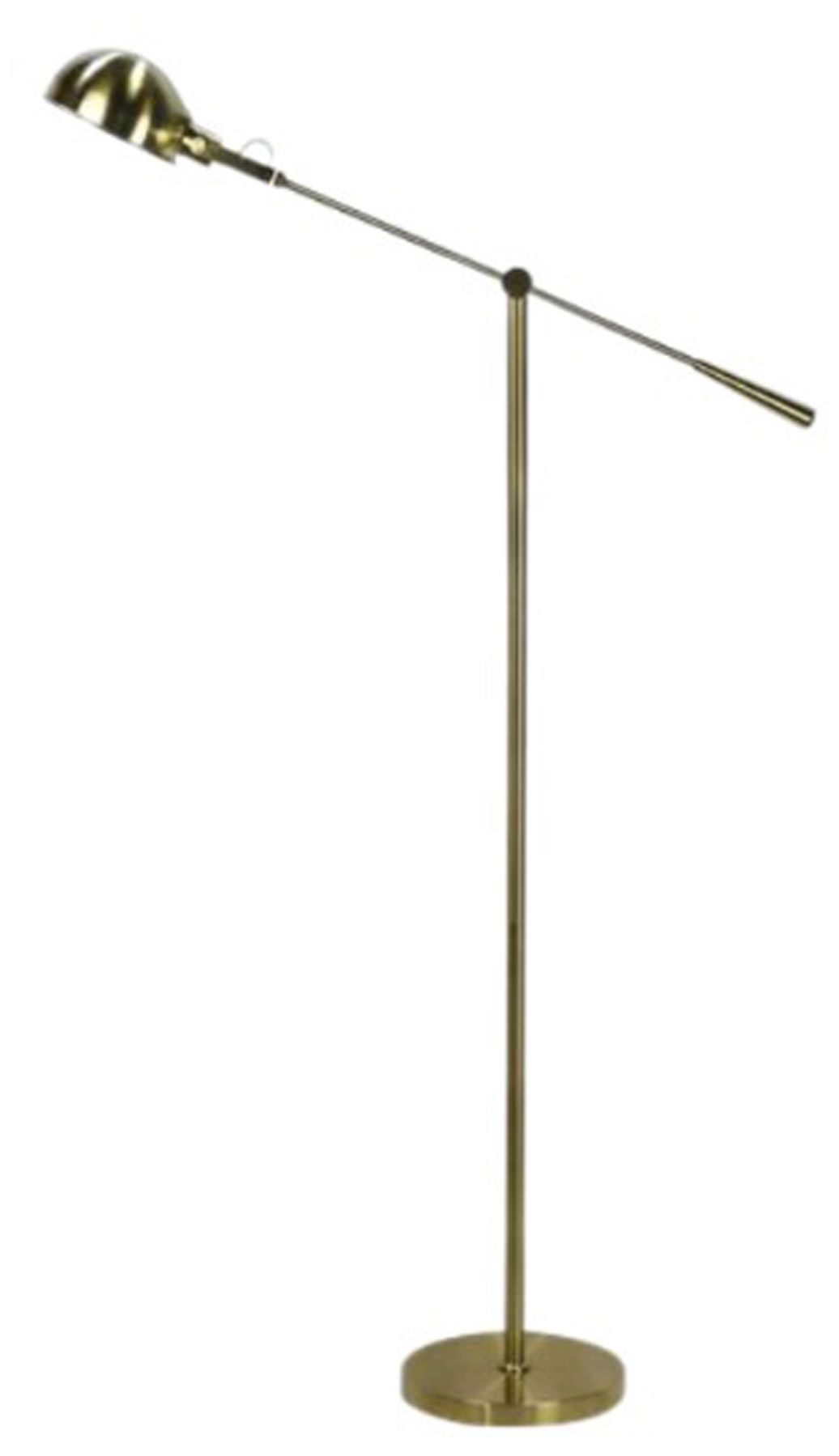 Image 2 Fangio Lighting 1739SG 55 5/8-73" Adjustable Metal Floor Lamp in Soft Gold