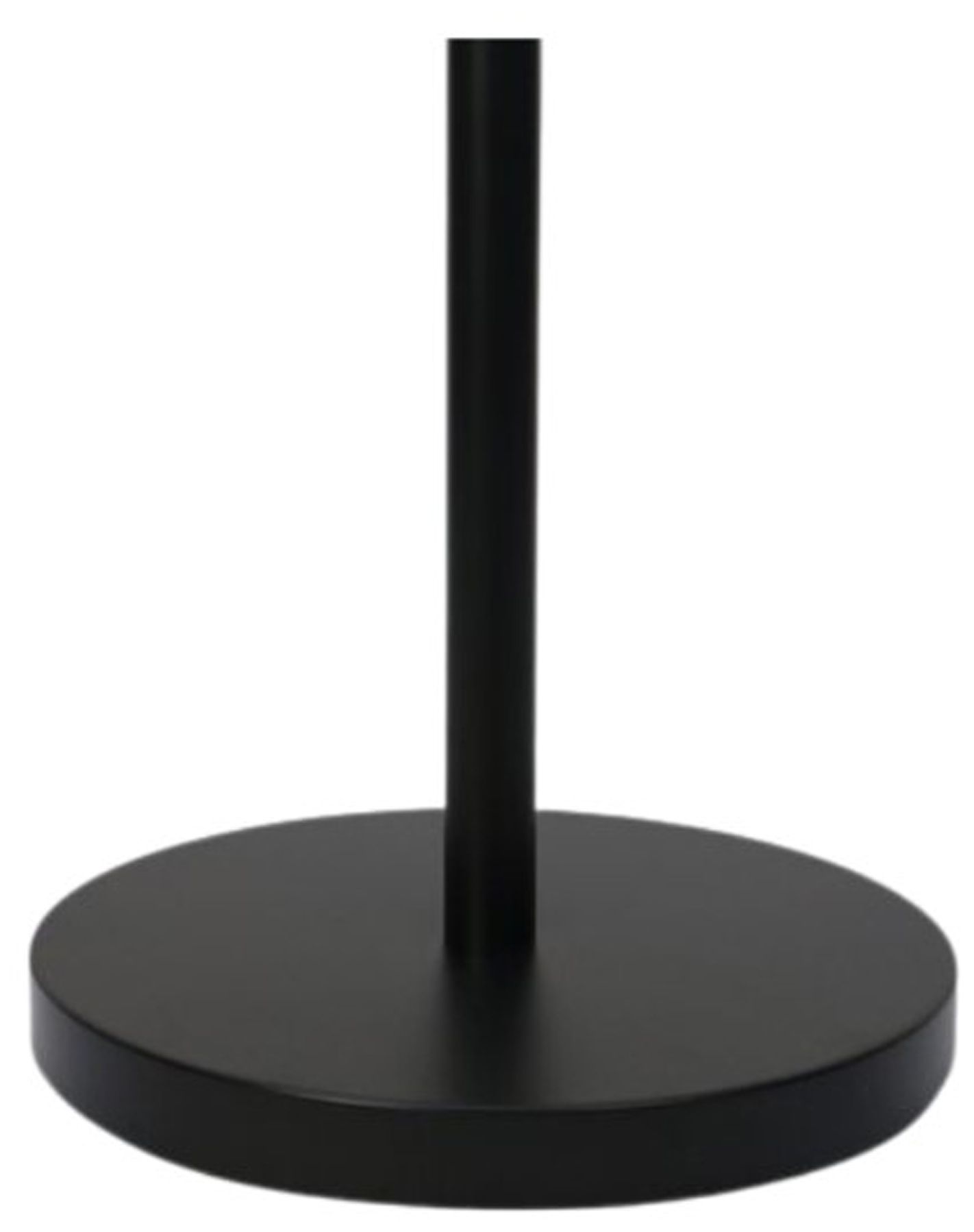 Image 3 Fangio Lighting 1740BLK 61 7/8-73" Adjustable Metal Floor Lamp in Black more views