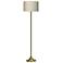 Fangio Lighting Itzel 66" High Soft Gold Metal Floor Lamp