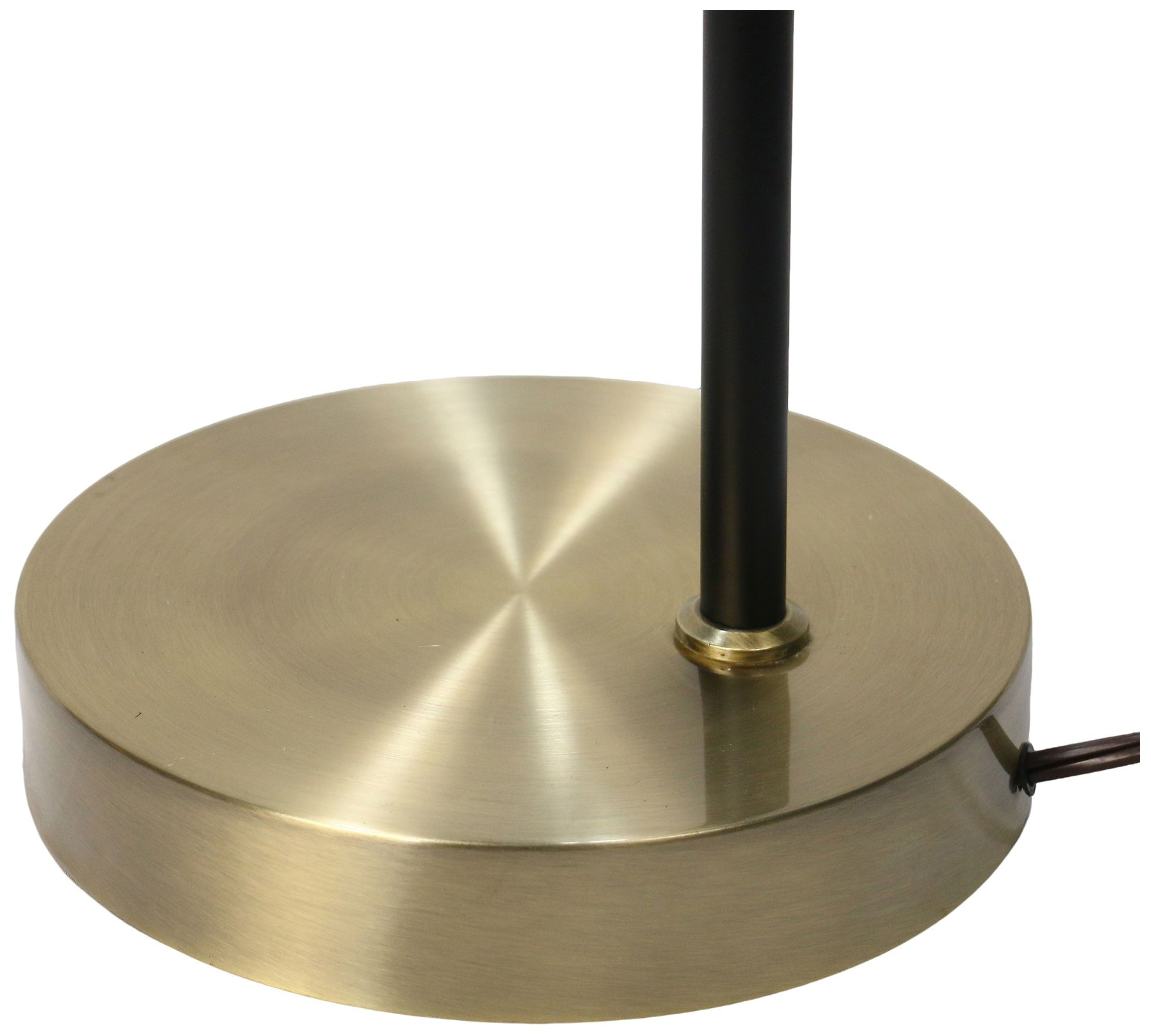 Image 4 Fangio Lighting's 1770 68" Metal Floor Lamp in Black/Antique Brass more views