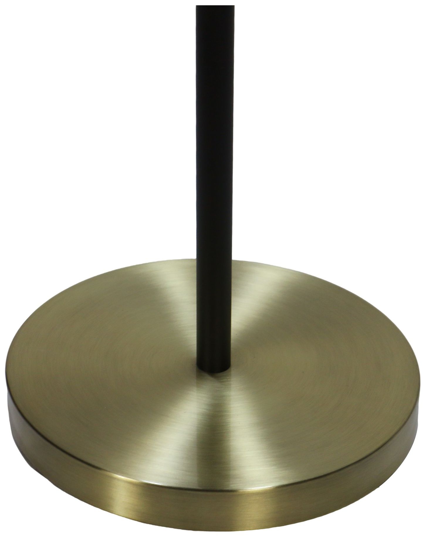 Image 5 Fangio Lighting's 1776 72 inch black/antique brass metal floor lamp more views