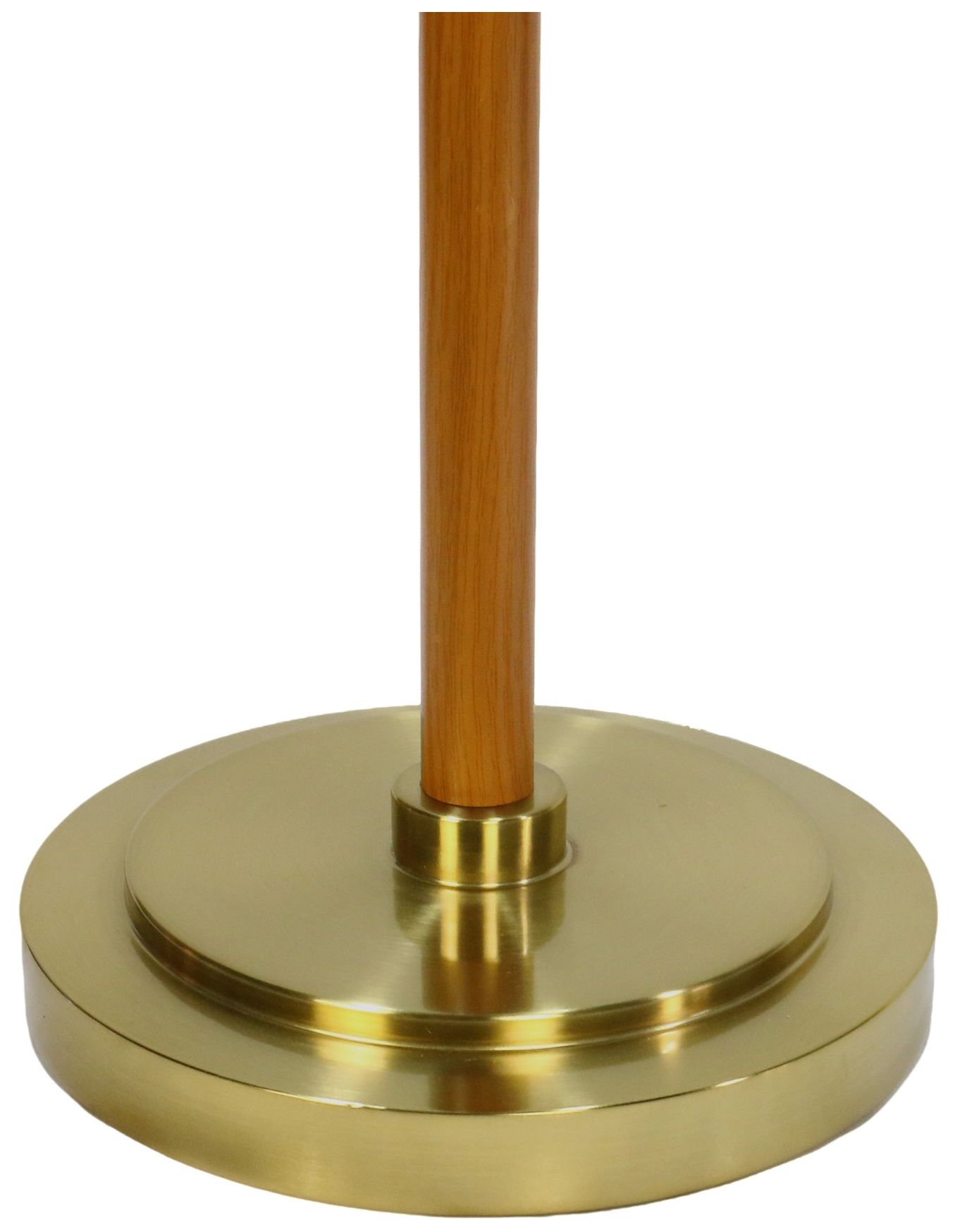 Image 6 Fangio Lighting's 1777 58-63" Metal & Faux Wood Adjustable Floor Lamp more views