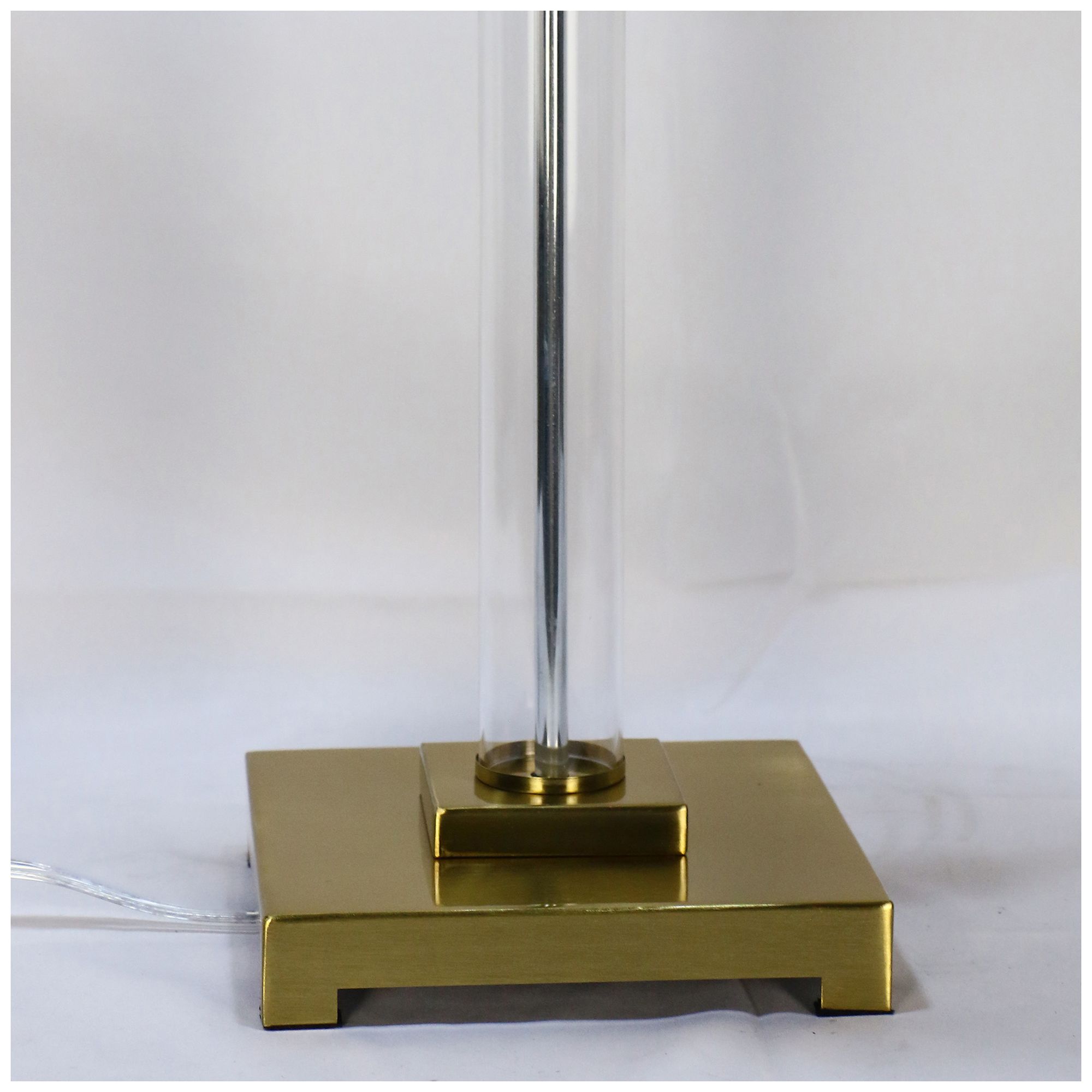 Image 4 Fangio Lighting's 1778 30" Metal & Glass Swing Arm Table Lamp in Soft Gold more views