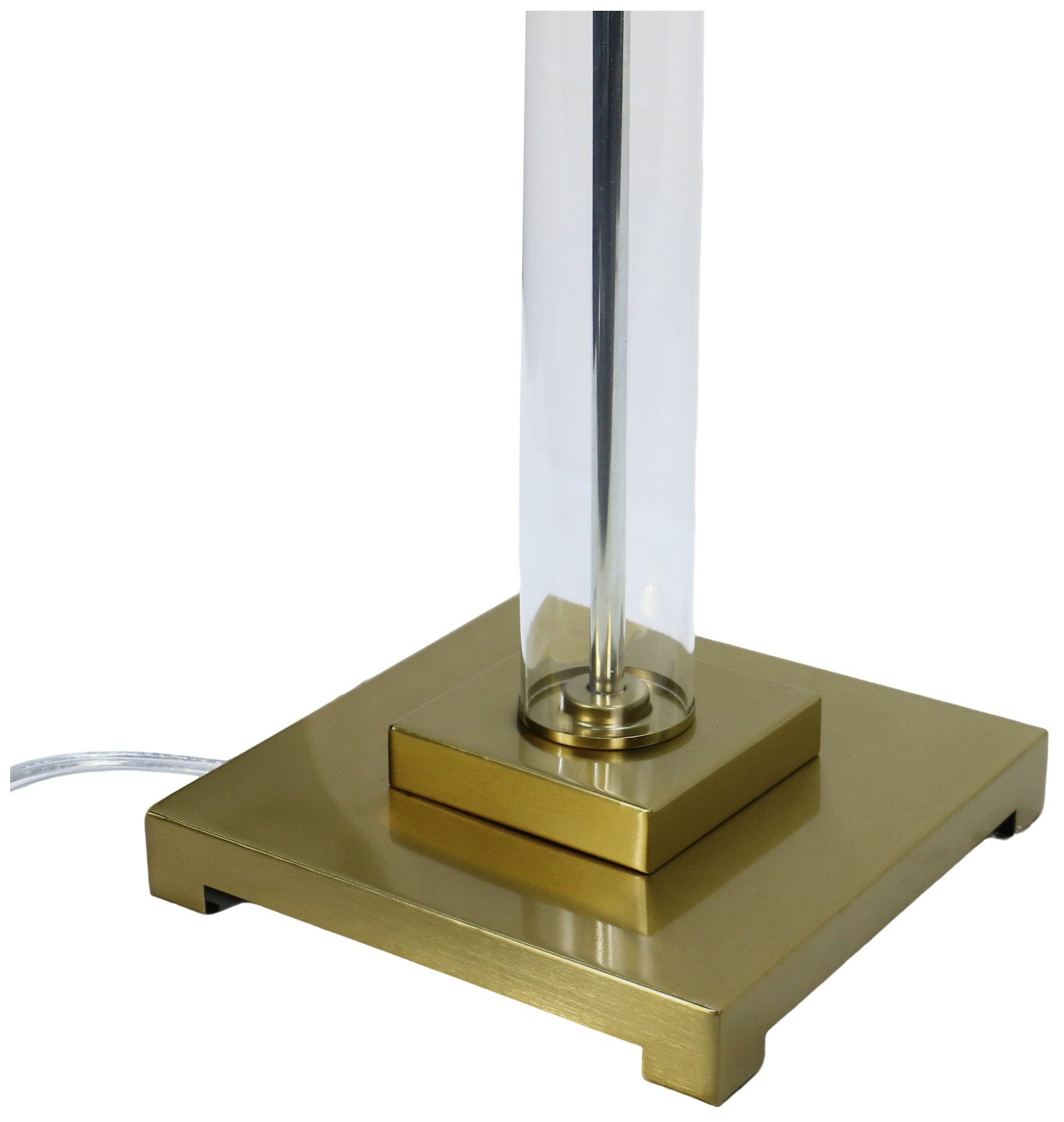 Image 7 Fangio Lighting's 1779 62" Metal & Glass Swing Arm Floor Lamp in Soft Gold more views