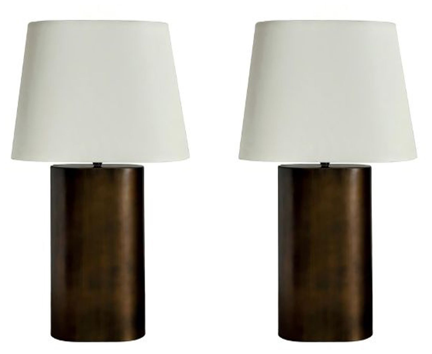 Thumbnail1 of Fangio Lighting's 1781-2PK Pair of 22" Metal Table Lamps in Bronze