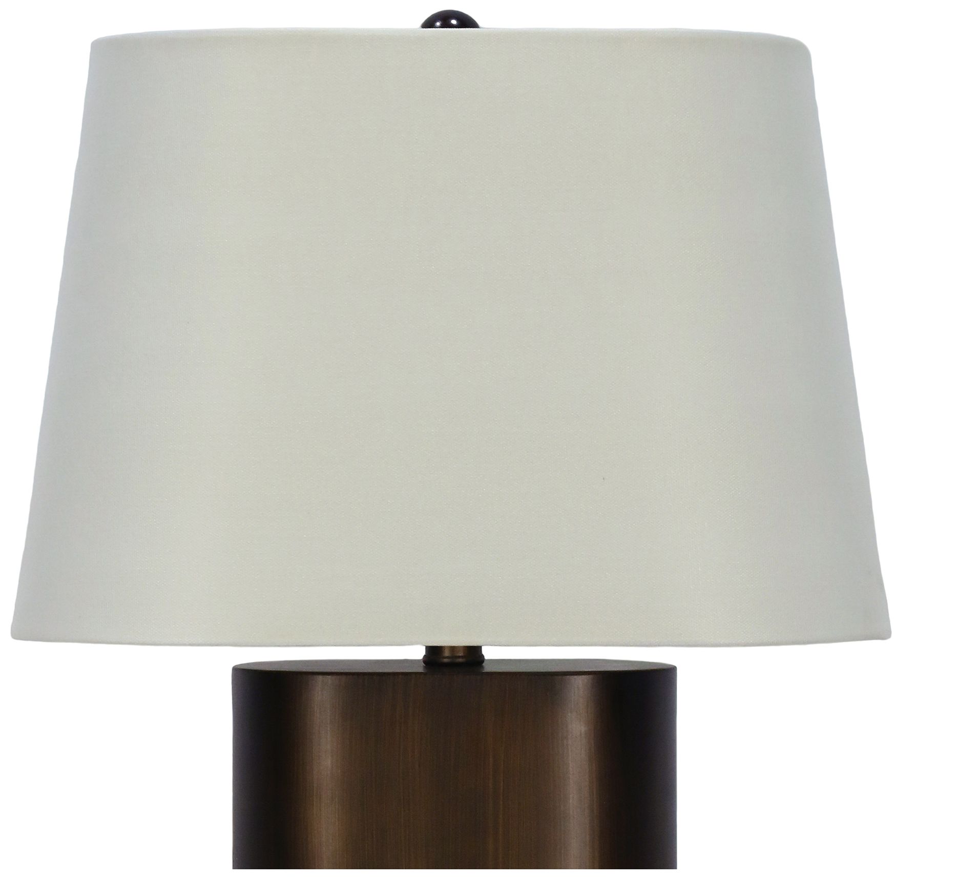 Thumbnail4 of Fangio Lighting's 1782-2PK Pair of 27" Metal Table Lamps in Bronze more views