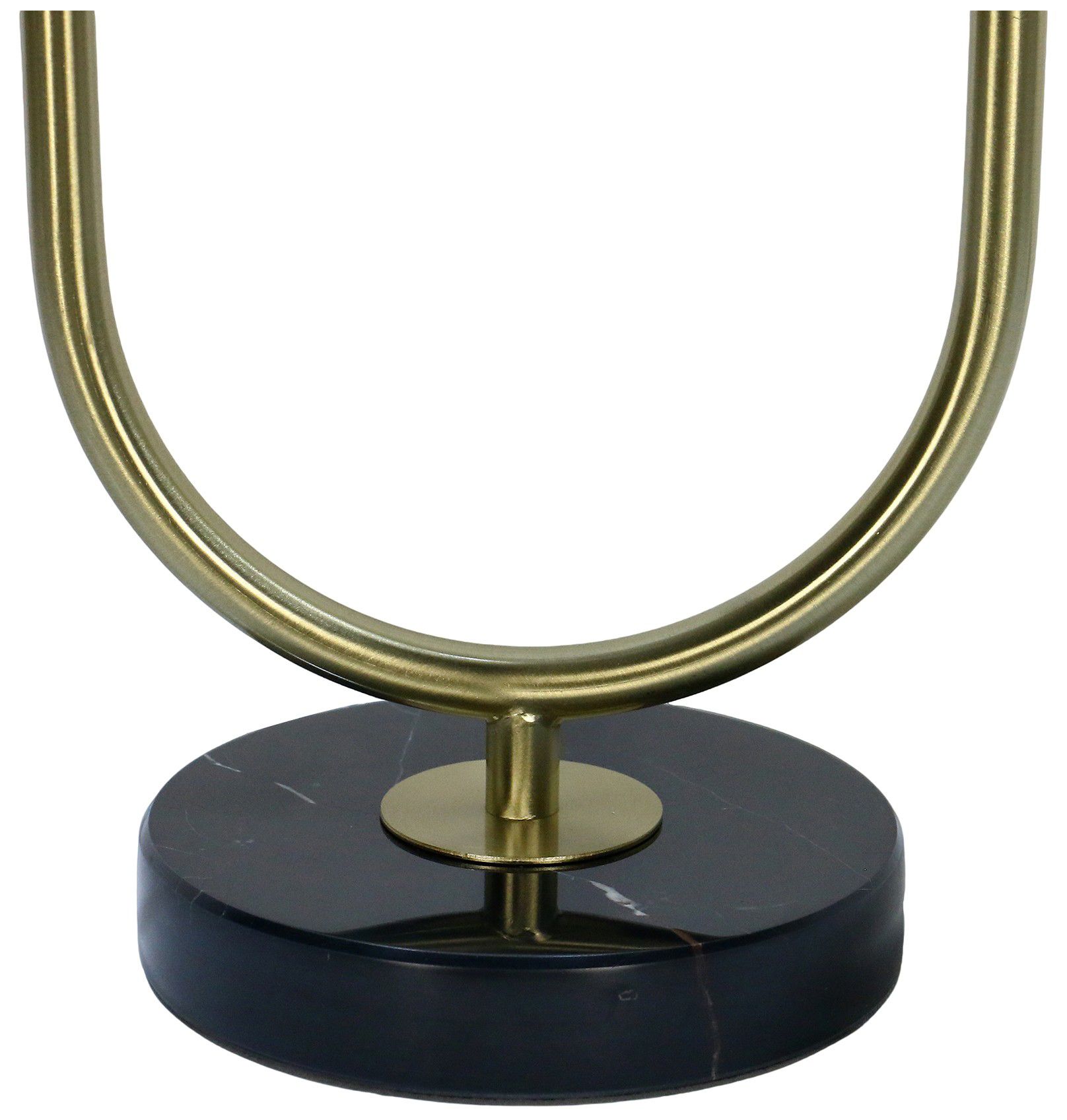 Image 3 Fangio Lighting's 1785 32.75" Metal & Marble Table Lamp in Soft Gold more views