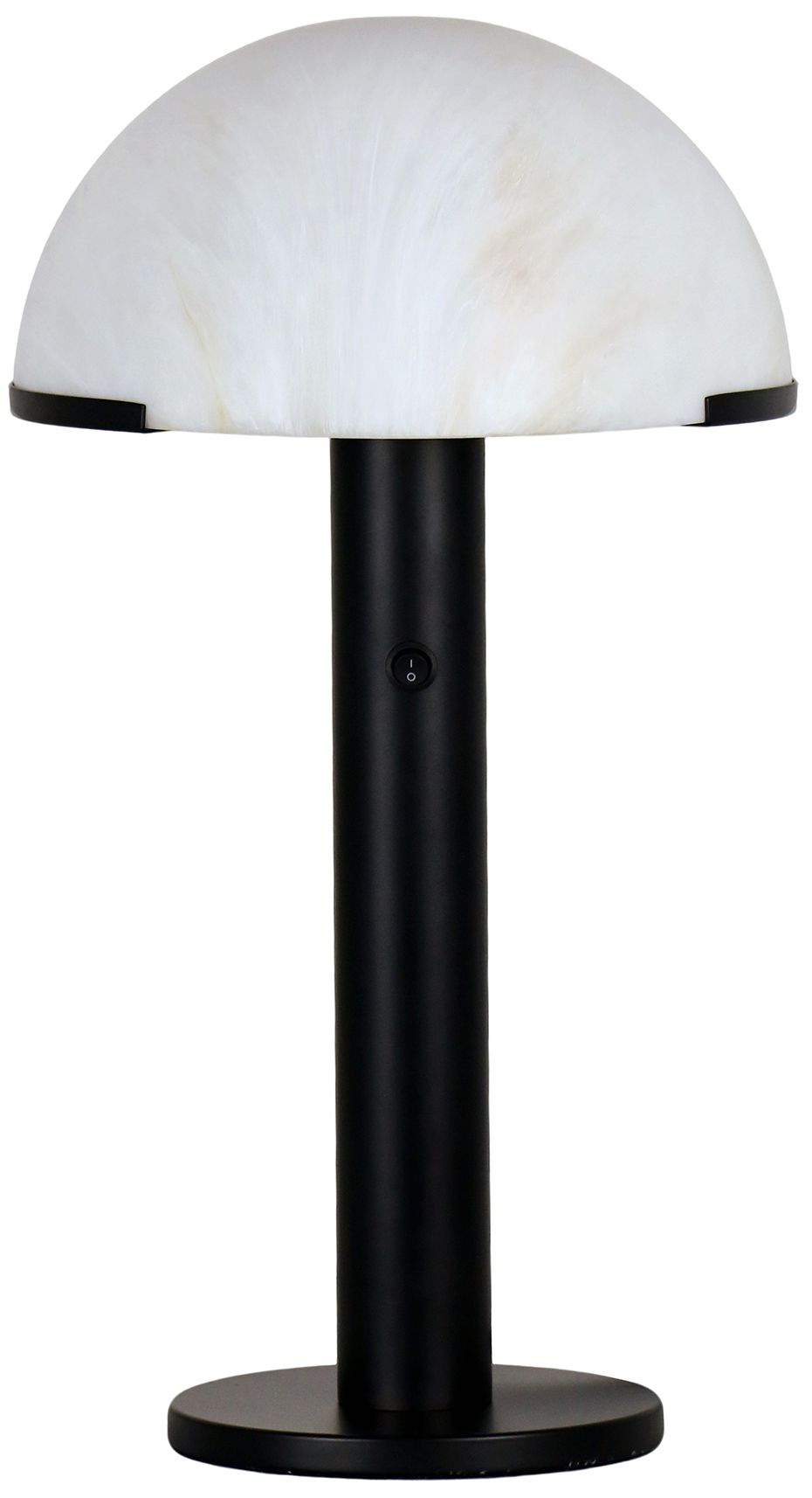 Fangio Lighting's 5213 18.5in Metal Table Lamp with Faux Marble Shade
