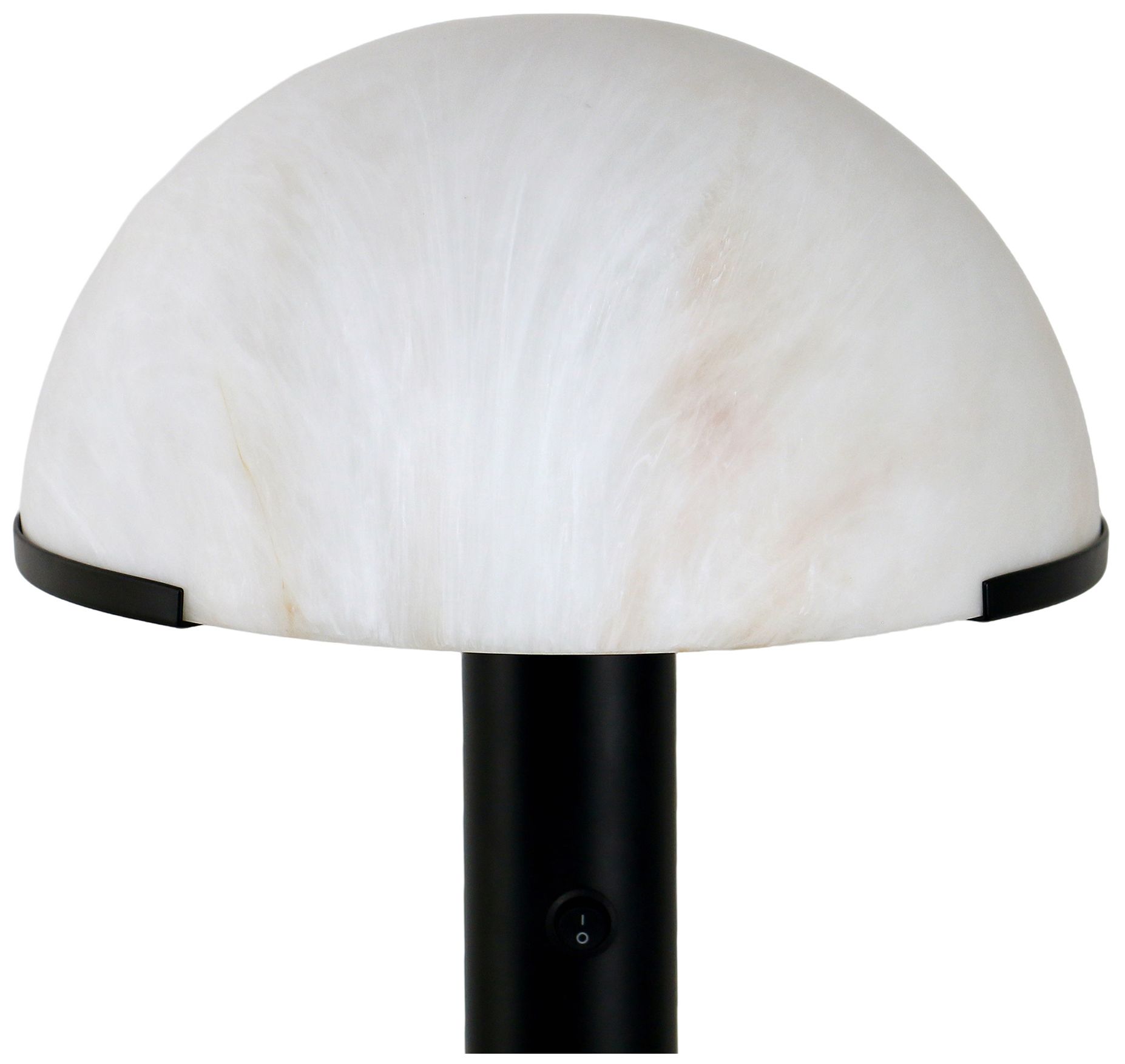 Image 5 Fangio Lighting's 5213 18.5in Metal Table Lamp with Faux Marble Shade more views
