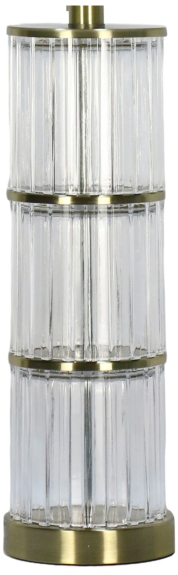 Image 3 Fangio Lighting's 5215CLR 27.25" Glass & Metal Table Lamp more views