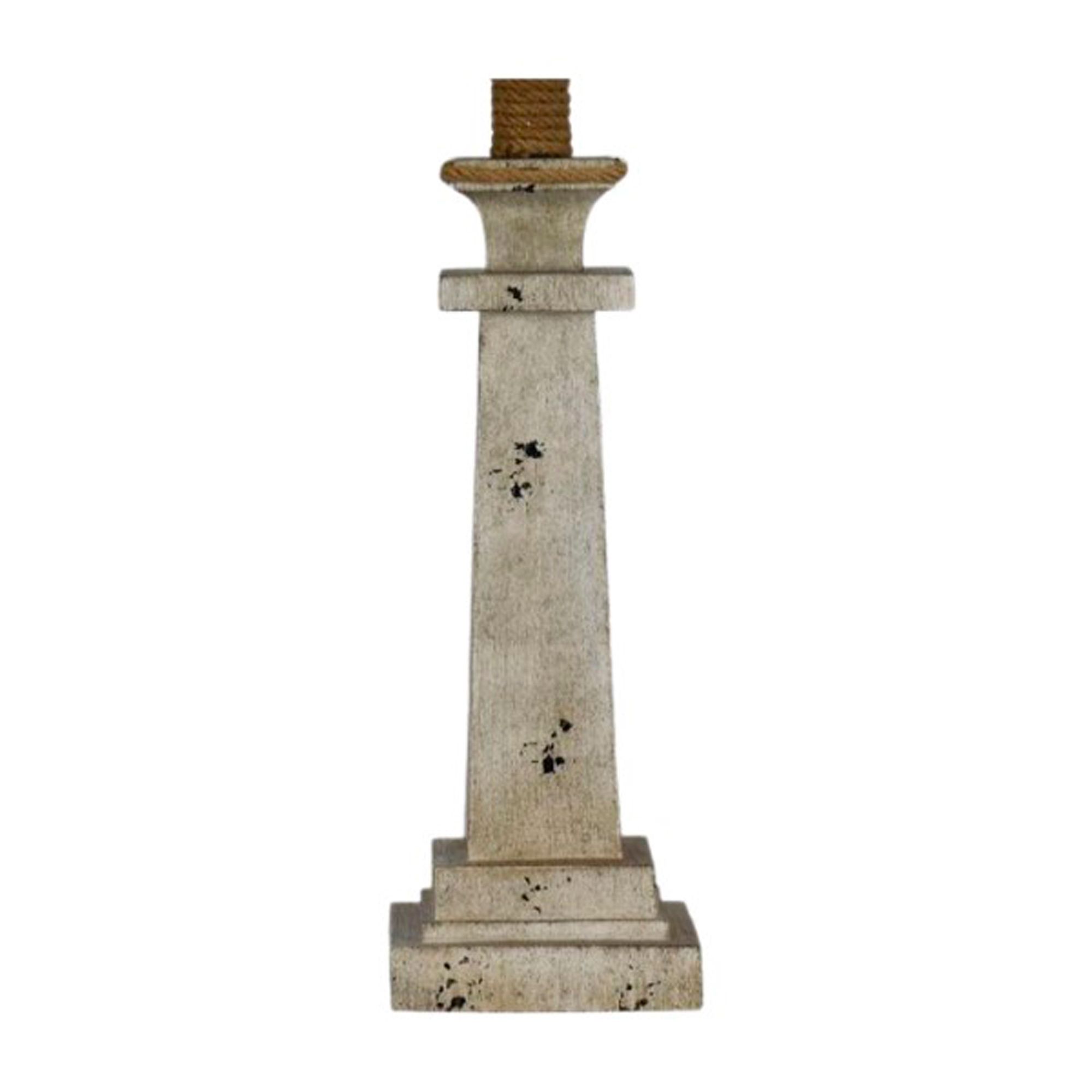 Image 3 Fangio Lighting's 6324CAW 27in Cast Table Lamp In Cottage Antique White more views