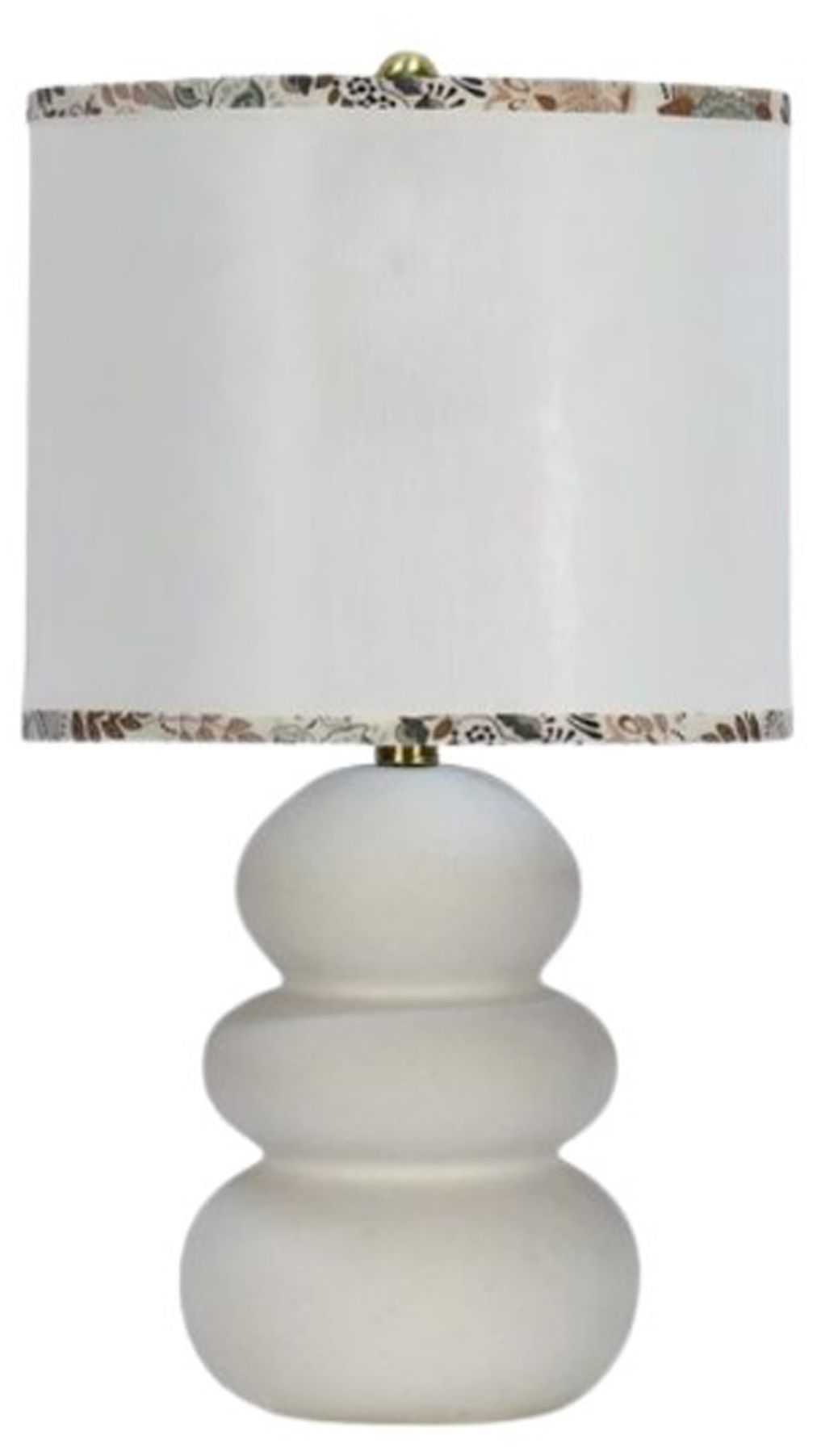 Fangio Lighting's 8573 21in Ceramic Table Lamp in Matte White