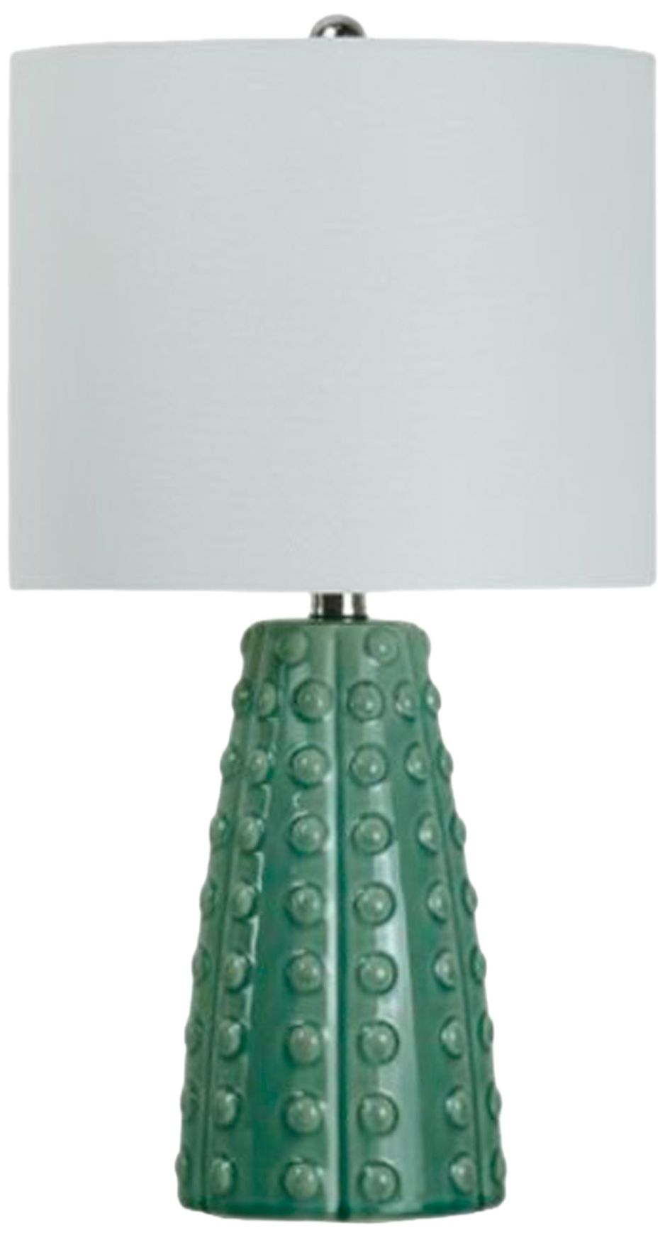 Fangio Lighting's #8575REG 20in Ceramic Table Lamp in Reactive Green