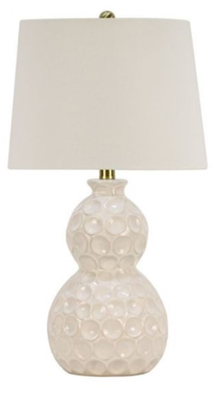 Fangio Lighting's #8577REW 23.5in Ceramic Table Lamp in Reactive White