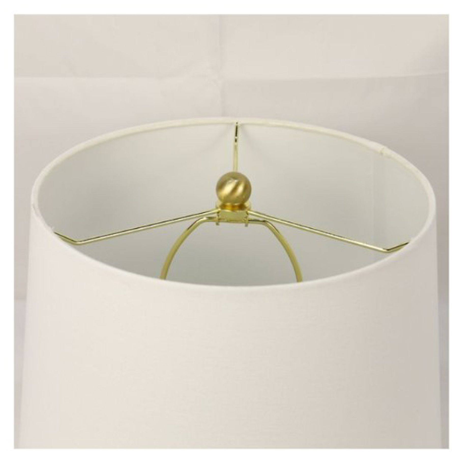 Image 4 Fangio Lighting's #8577REW 23.5in Ceramic Table Lamp in Reactive White more views