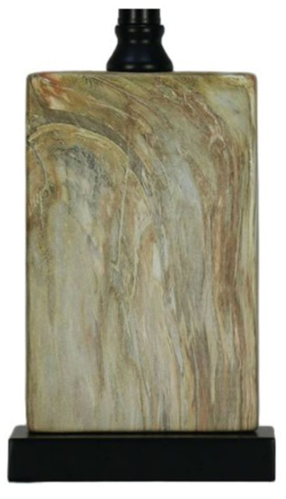 Image 3 Fangio Lighting's #8578BEG 21in Ceramic & Metal Table Lamp in Natural Beige more views