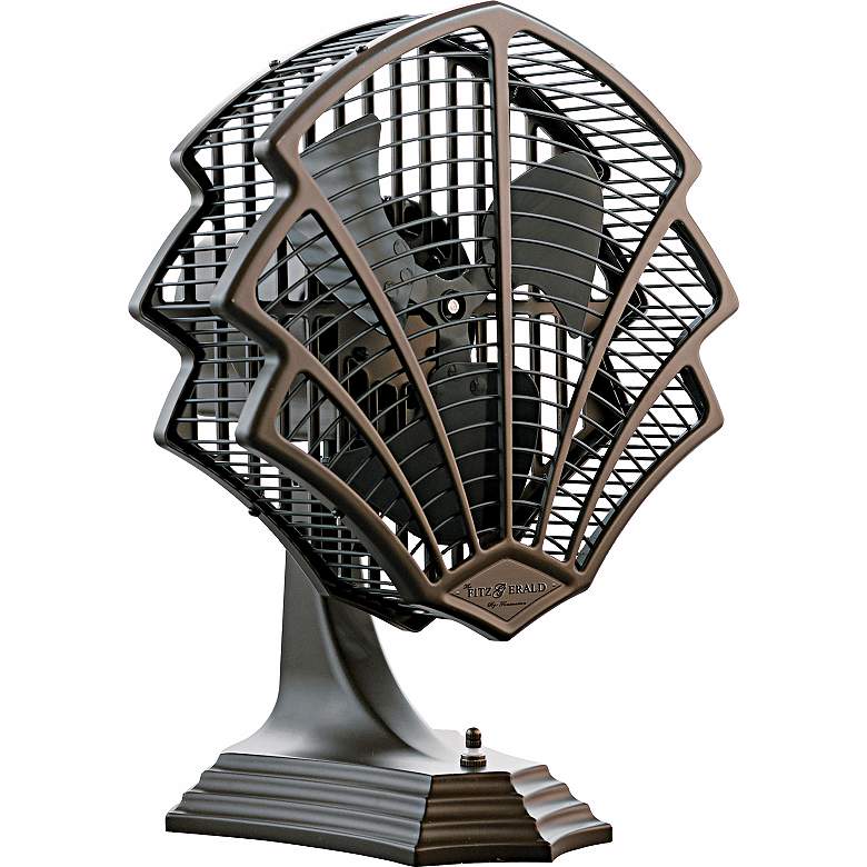 Image 1 Fanimation Fitzgerald Oil Rubbed Bronze Desk Fan or Wall Fan