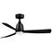 Fanimation Kute - 44 inch - BL with BL Blades and BS LED LK