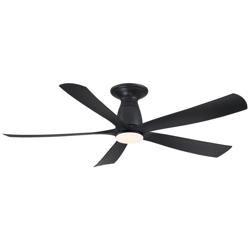 Fanimation Kute5 - 52 inch Flush - BL with BL Blades and LED LK