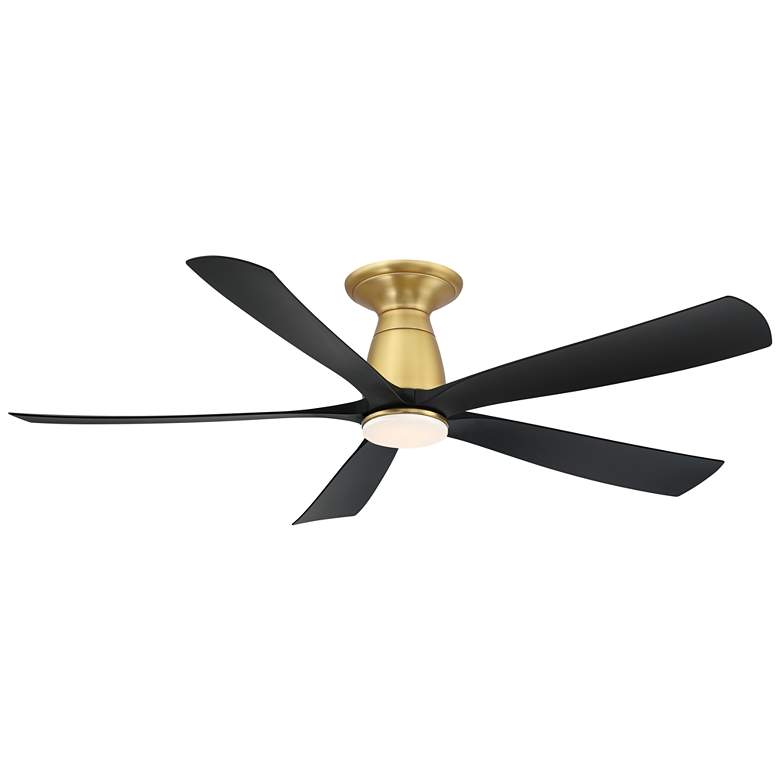 Image 1 Fanimation Kute5 - 52 inch Flush - BS with BL Blades and LED LK