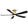 Fanimation Kute5 - 52 inch Flush - BS with BL Blades and LED LK