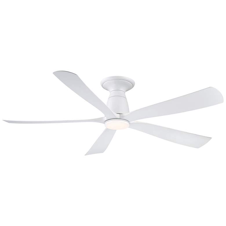 Image 1 Fanimation Kute5 - 52 inch Flush - MW with MW Blades and LED LK
