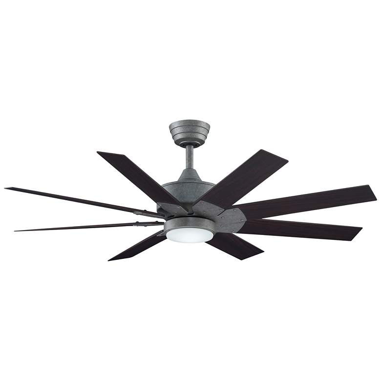 Image 1 Fanimation Levon Custom - 52 inch - GZ with DWA Blades and LED LK