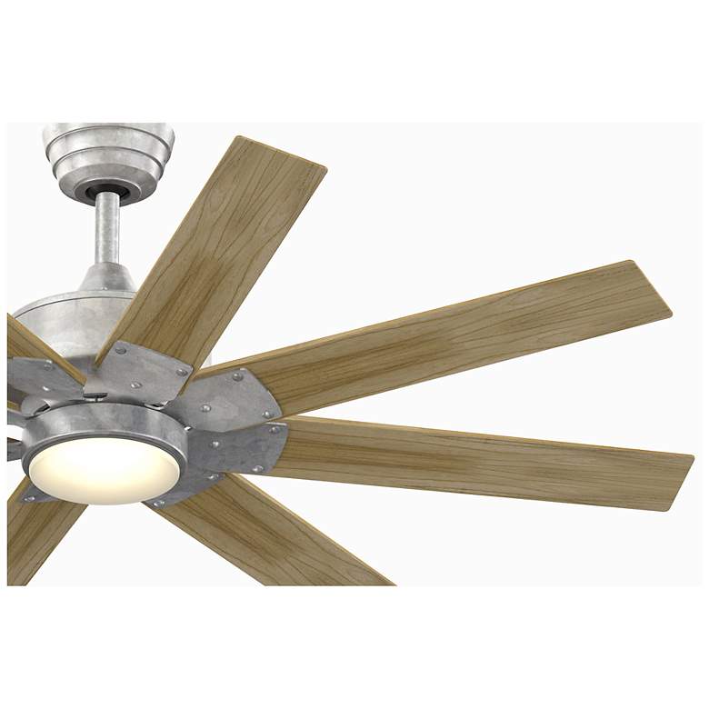 Image 4 Fanimation Levon Custom - 52 inch - GZ with N Blades and LED LK more views