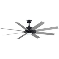 Fanimation Levon Custom - 64 inch - BL with BN Blades and LED LK
