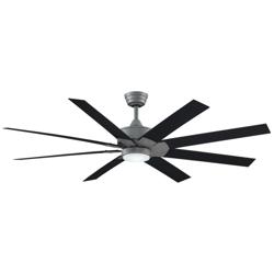 Fanimation Levon Custom - 64 inch - GZ with BL Blades and LED LK