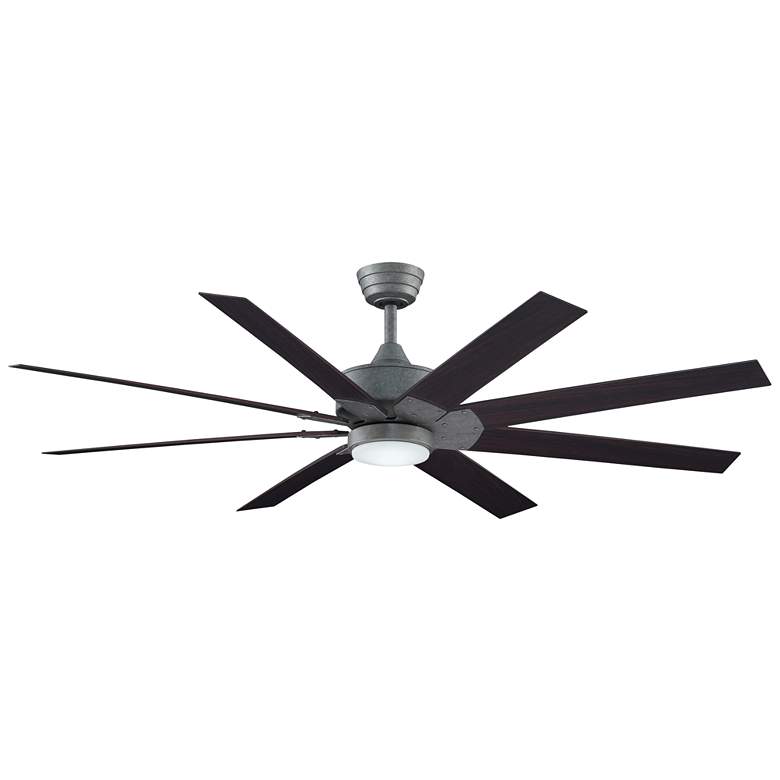 Image 1 Fanimation Levon Custom - 64 inch - GZ with DWA Blades and LED LK