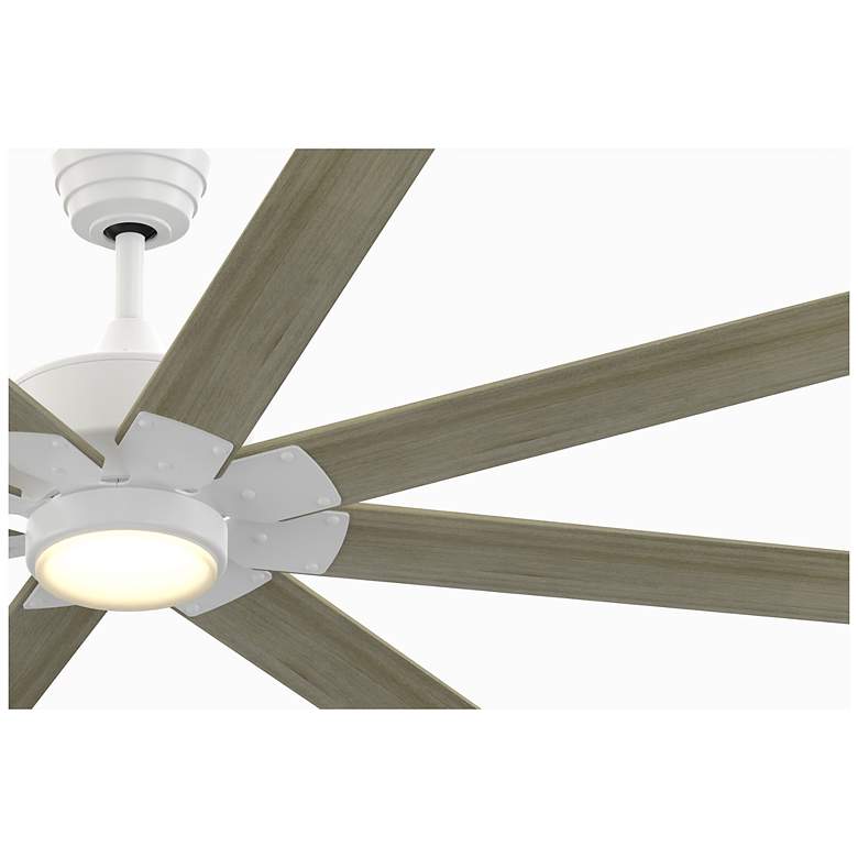 Image 4 Fanimation Levon Custom - 64 inch - MW with WP Blades and LED LK more views