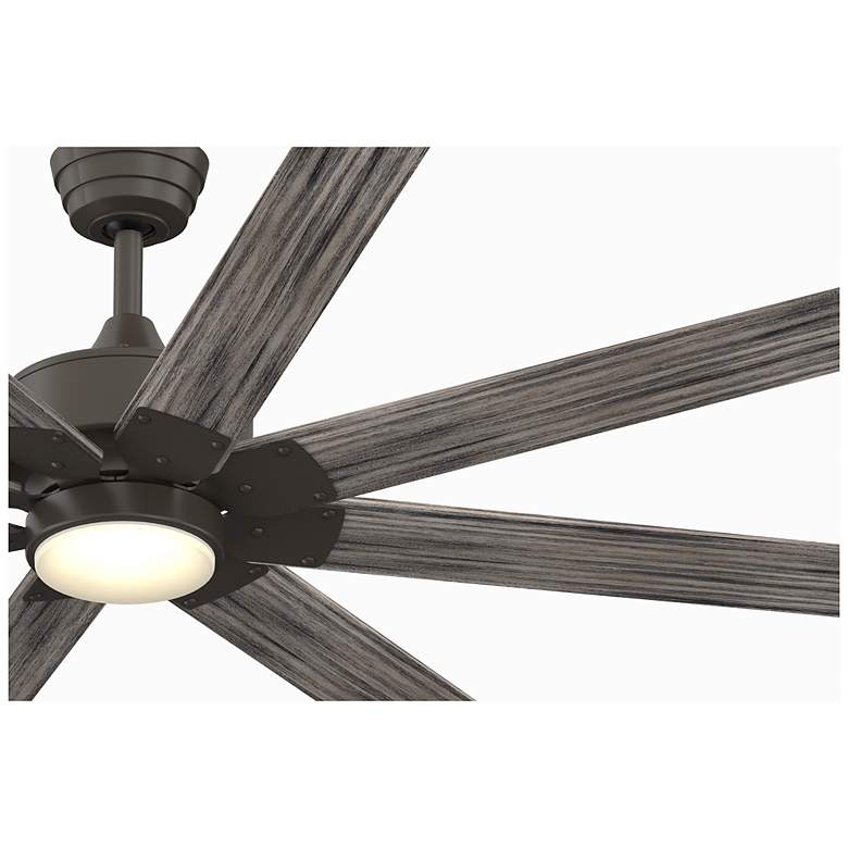 Image 4 Fanimation Levon Custom - 72 inch - GR with WE Blades and LED LK more views