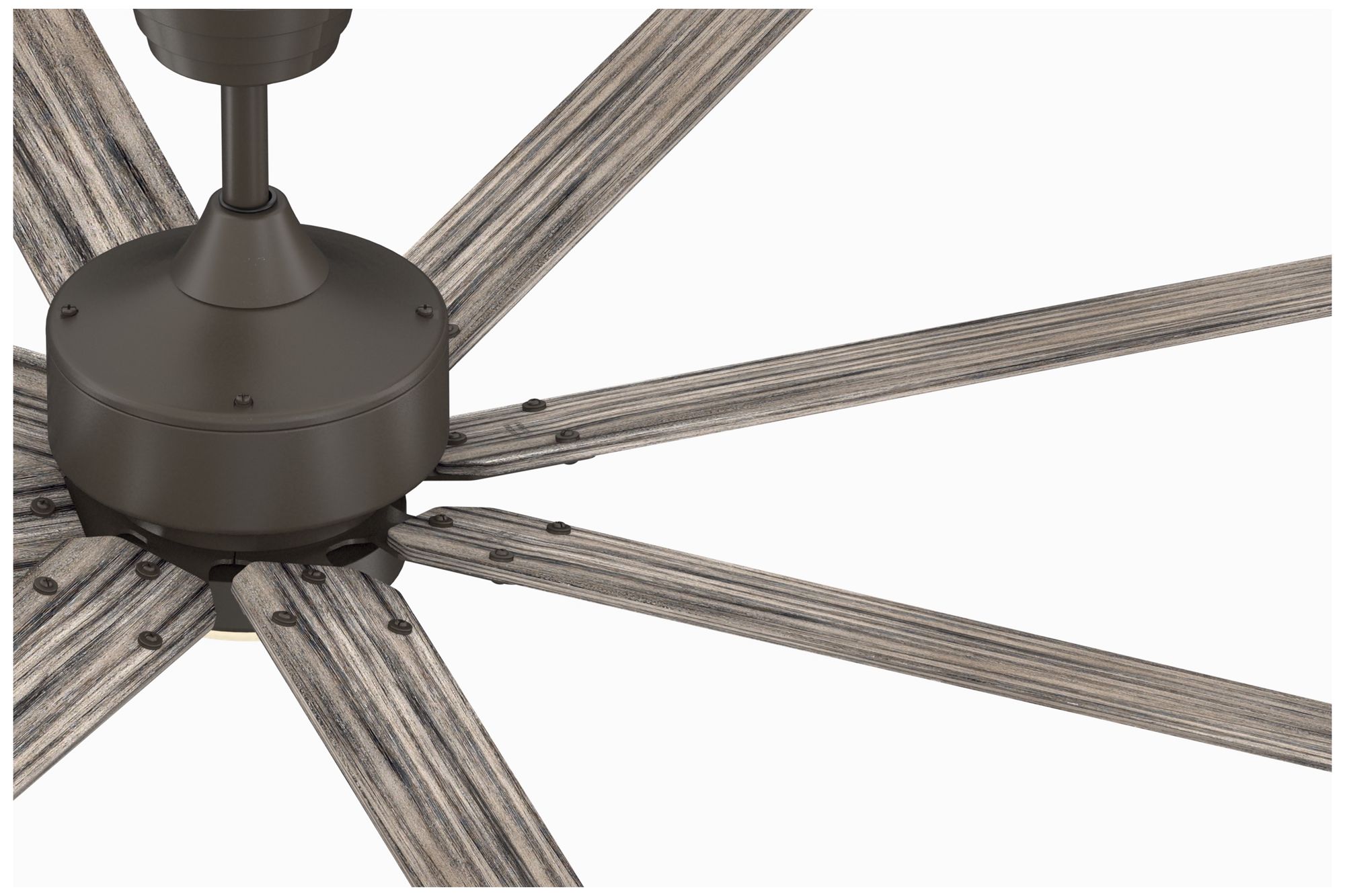 Image 5 Fanimation Levon Custom - 72 inch - GR with WE Blades and LED LK more views