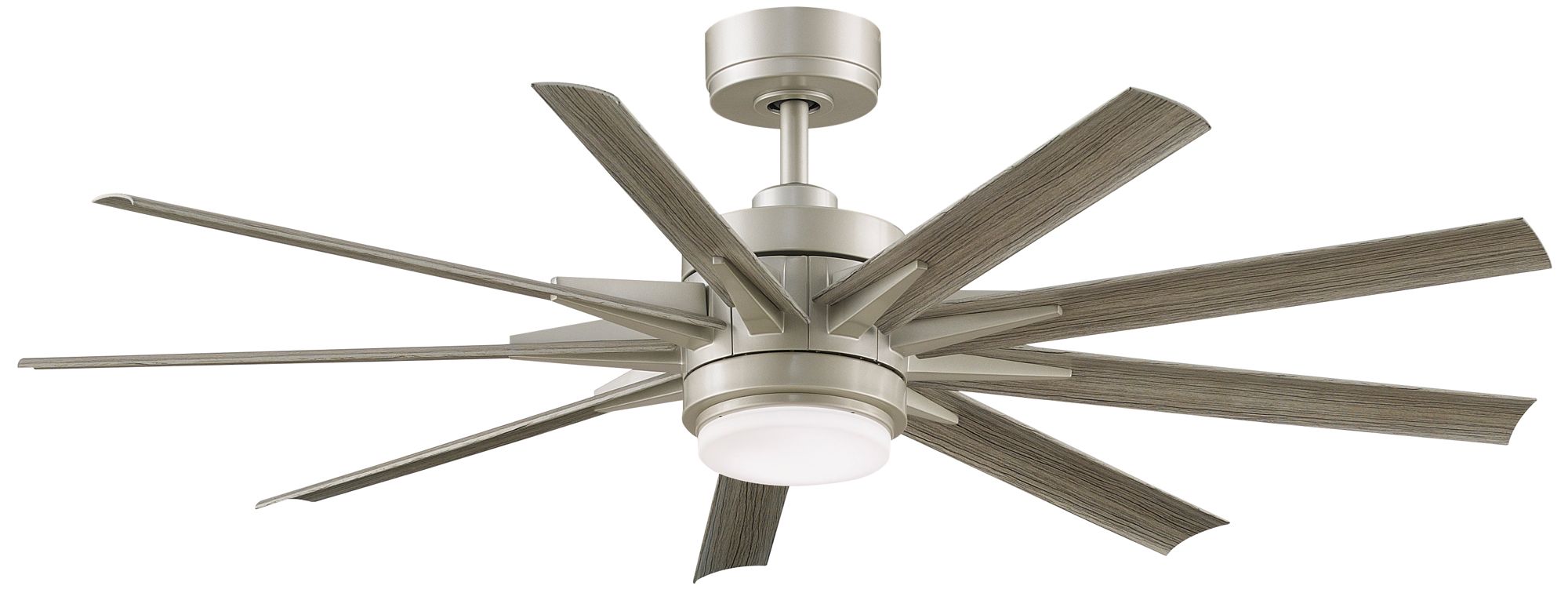 Fanimation Odyn Custom - 56 inch - BNW with WEW Blades and LED LK