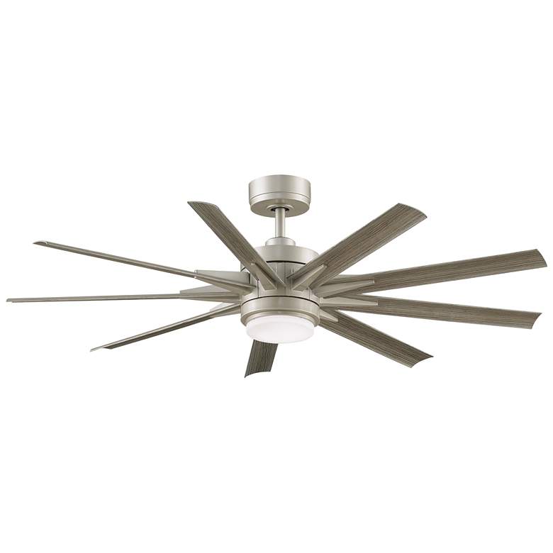 Image 1 Fanimation Odyn Custom - 56 inch - BNW with WEW Blades and LED LK