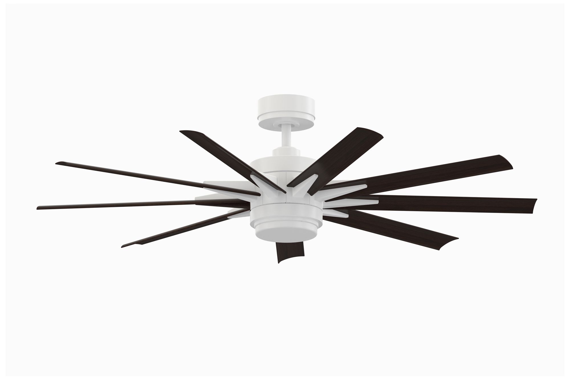 Image 2 Fanimation Odyn Custom - 56 inch - MWW with DWAW Blades and LED LK more views