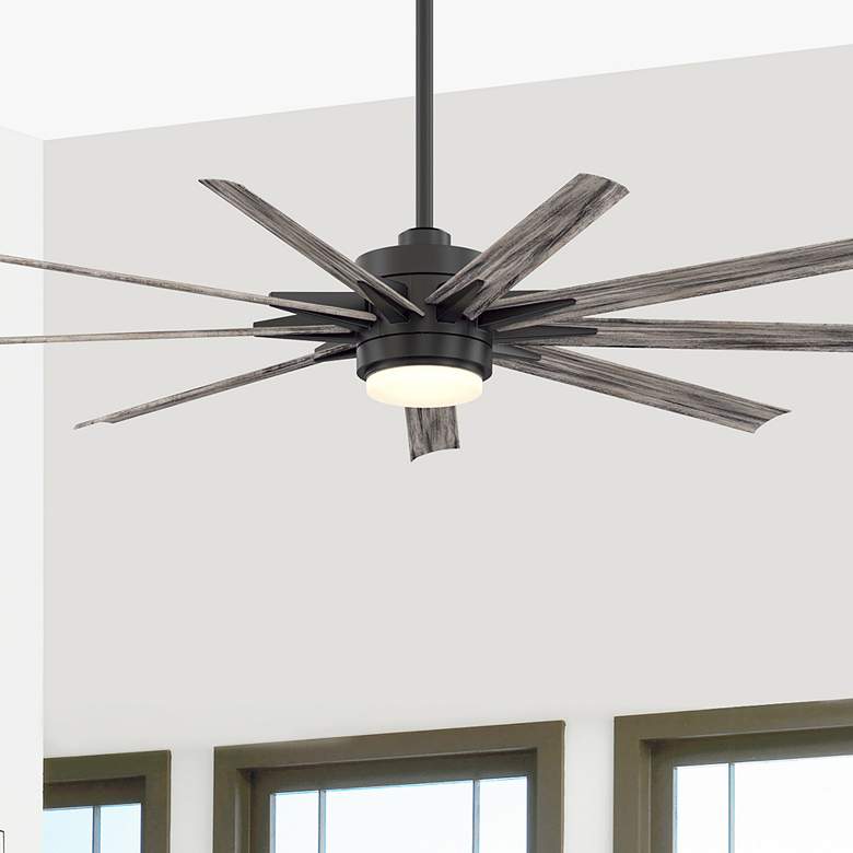 Image 1 Fanimation Odyn Custom - 64 inch - BLW with WEW Blades and LED LK