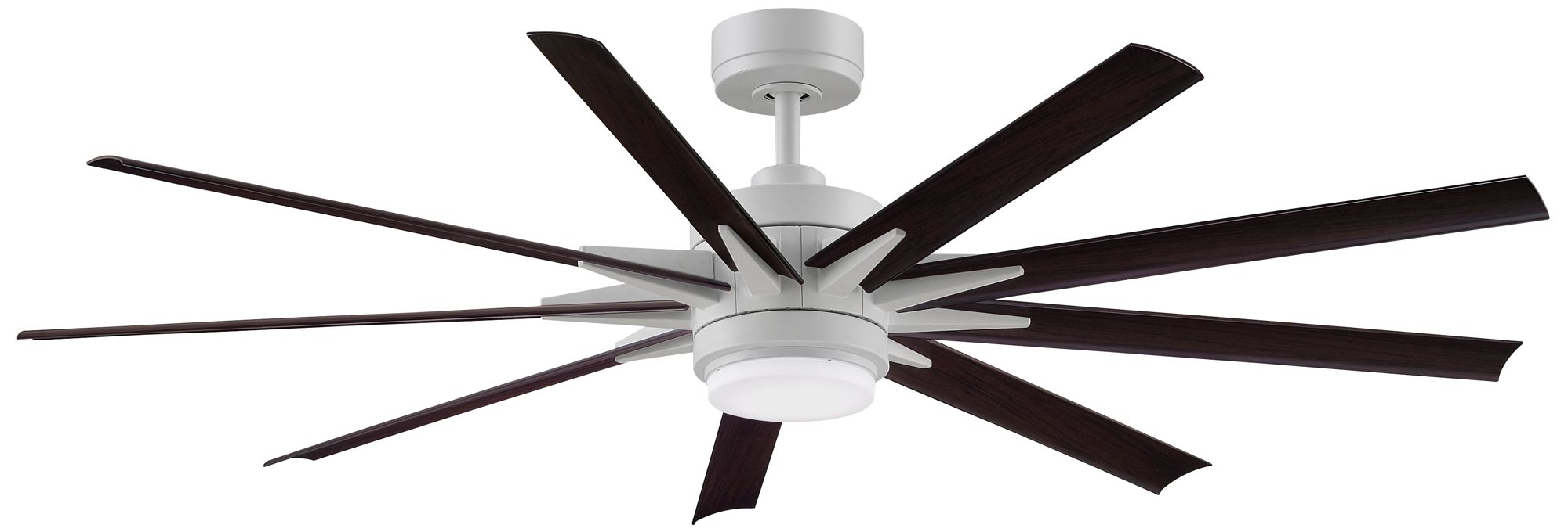 Fanimation Odyn Custom - 64 inch - MWW with DWAW Blades and LED LK