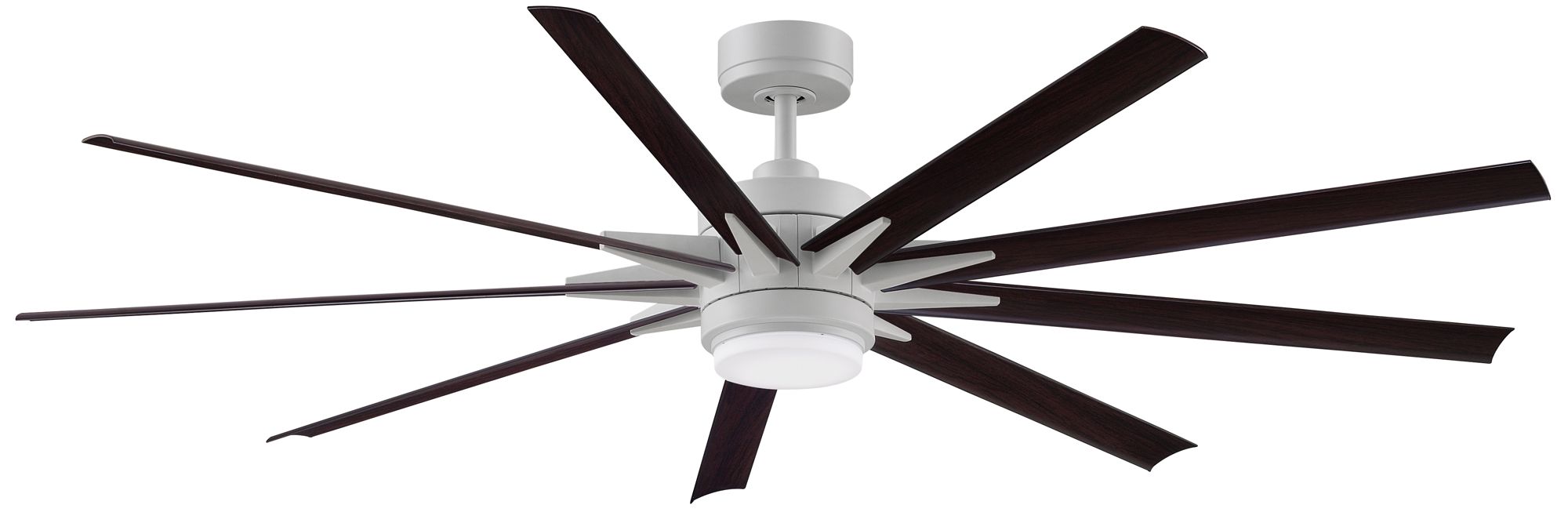 Fanimation Odyn Custom - 72 inch - MWW with DWAW Blades and LED LK