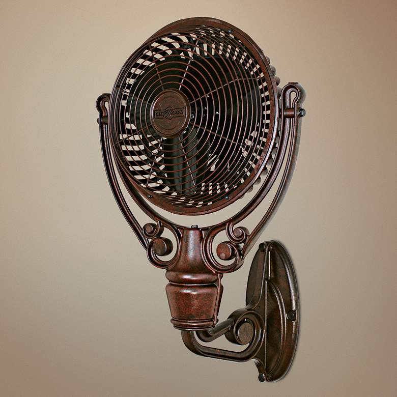 Image 1 Fanimation Old Havana Rust Finish Plug-In Wall Fan
