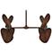 Fanimation Palisade Natural Rust Finish Double Ceiling Fan