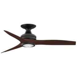 Fanimation Spitfire - 48 inch Flush - BL with WK Blades and LED LK