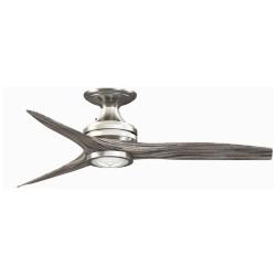 Fanimation Spitfire - 48 inch Flush - BN with WE Blades and LED LK