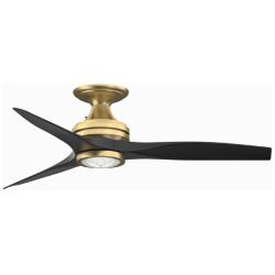 Fanimation Spitfire - 48 inch Flush - BS with BL Blades and LED LK