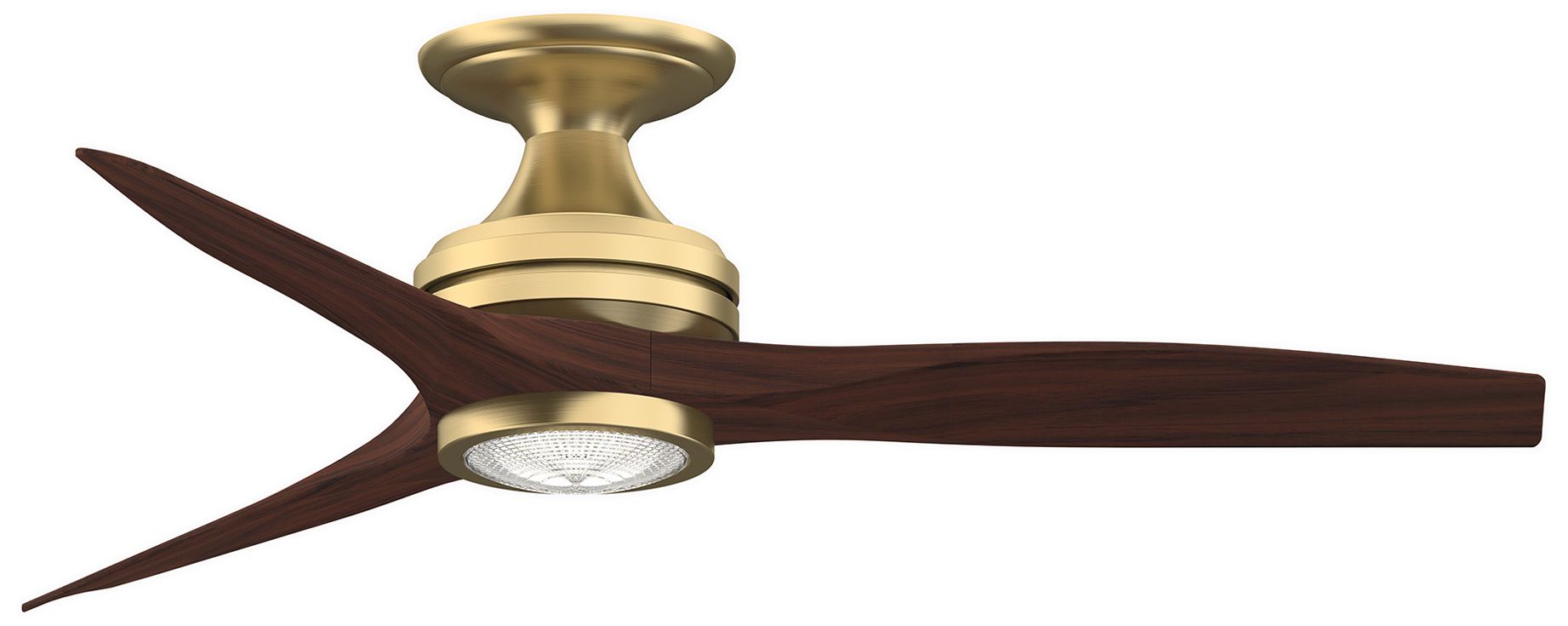 Fanimation Spitfire - 48 inch Flush - BS with WK Blades and LED LK