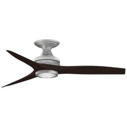 Fanimation Spitfire - 48 inch Flush - GZ with DWA Blades and LED LK