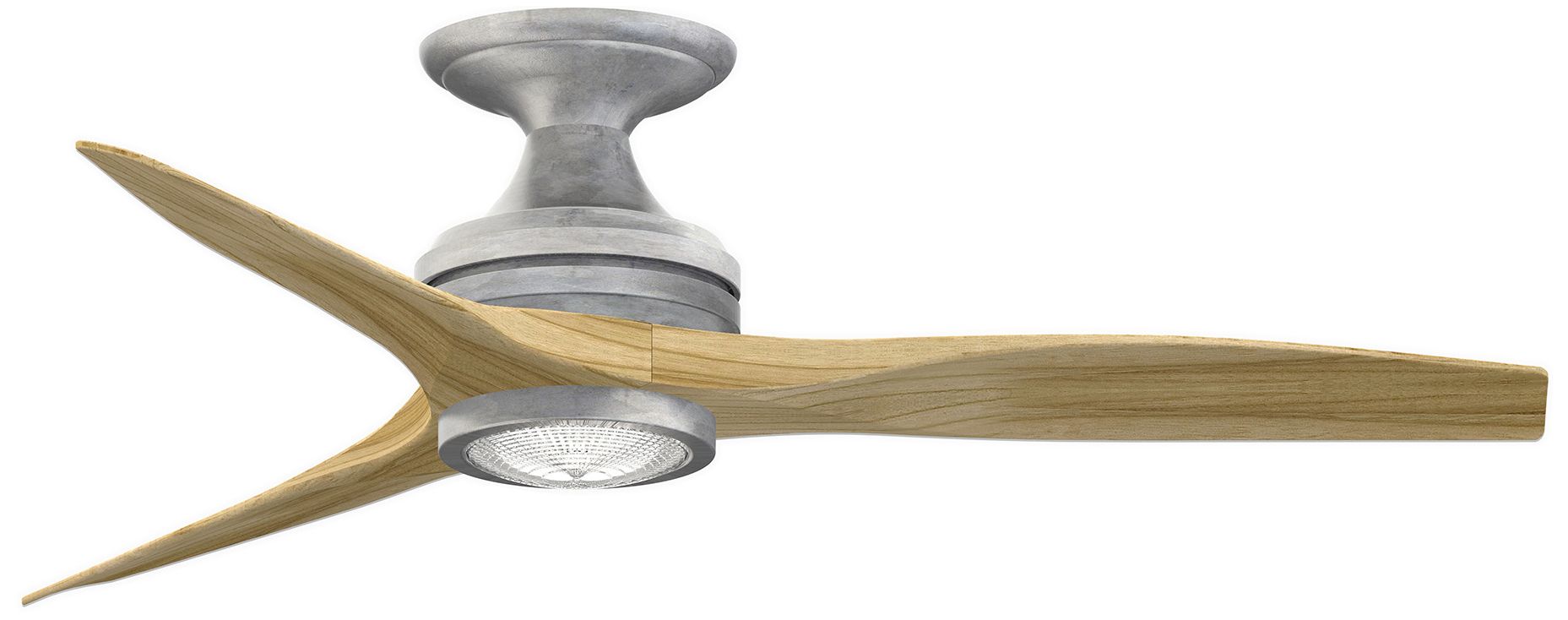 Fanimation Spitfire - 48 inch Flush - GZ with N Blades and LED LK