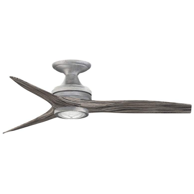 Image 1 Fanimation Spitfire - 48 inch Flush - GZ with WE Blades and LED LK